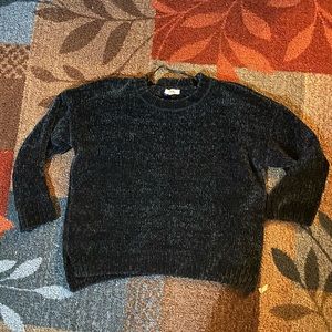 Black Fluffy Sweater